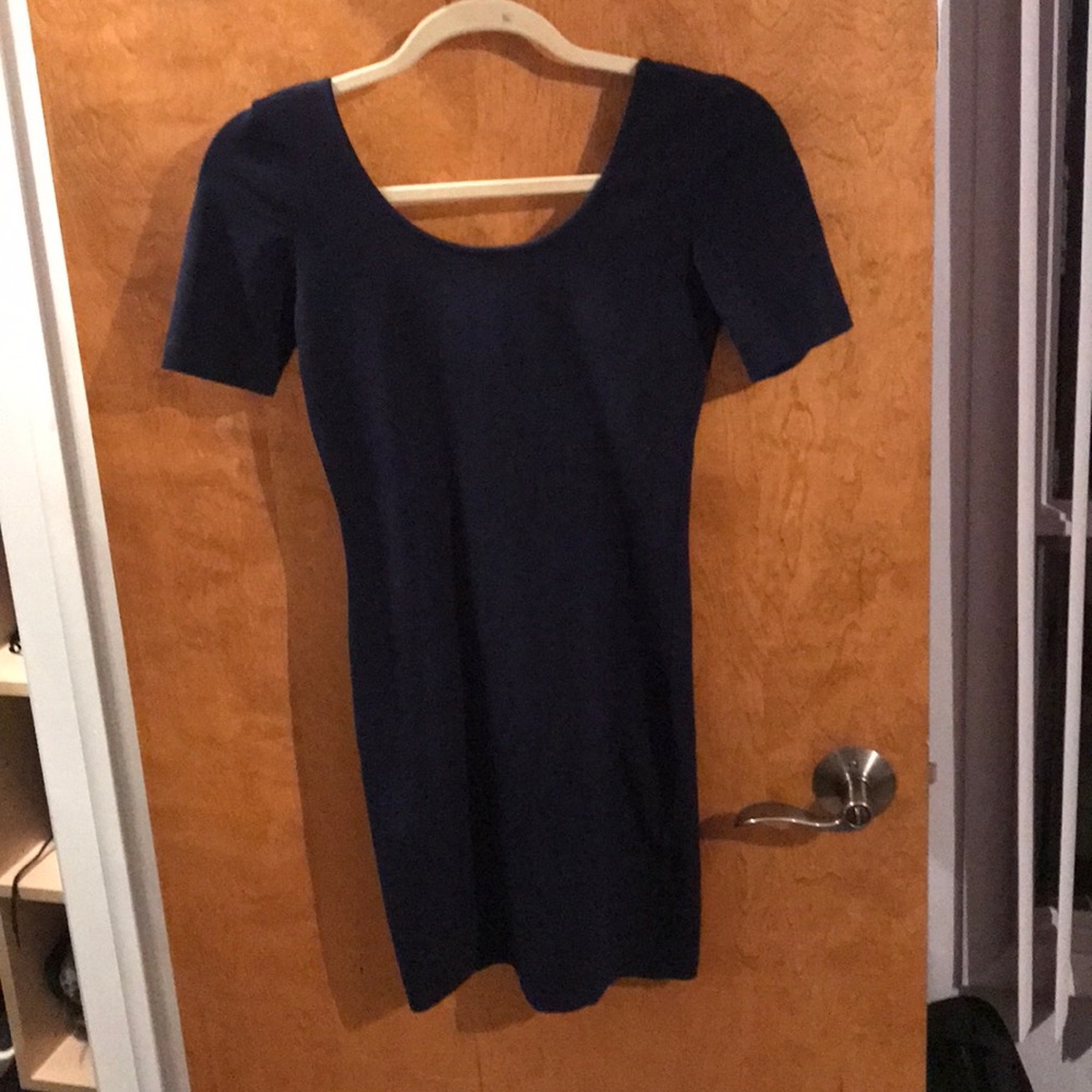 Médium blue bodycon mini dress